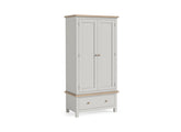 MC Coconut Two Door Wardrobe - w/wooden handles
